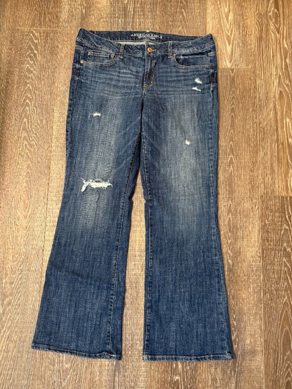 American Eagle Distressed Favorite Boyfriend Stretch Jeans – Size 18L